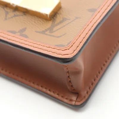 Pre-owned Louis Vuitton Brown Coated Canvas Pvc Monogram Reverse Leather Shoulder Bag ()
