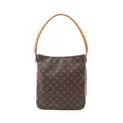Pre-owned Louis Vuitton Brown Coated Canvas Shoulder Bag ()