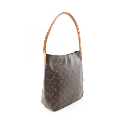 Pre-owned Louis Vuitton Brown Coated Canvas Shoulder Bag ()