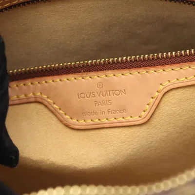 Pre-owned Louis Vuitton Brown Coated Canvas Shoulder Bag ()