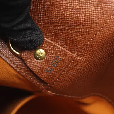 Pre-owned Louis Vuitton Brown Coated Canvas Shoulder Bag ()