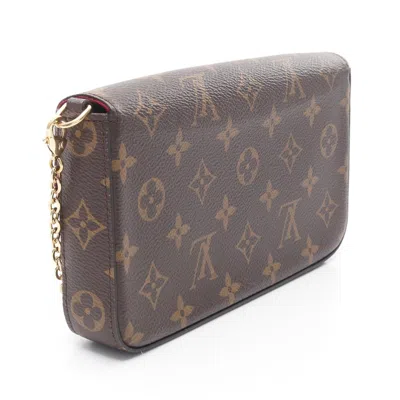 Pre-owned Louis Vuitton Brown Coated Canvas Shoulder Bag ()