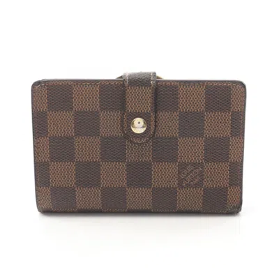 Pre-owned Louis Vuitton Brown Damier Canvas Coated Canvas Wallet (bi-fold) ()
