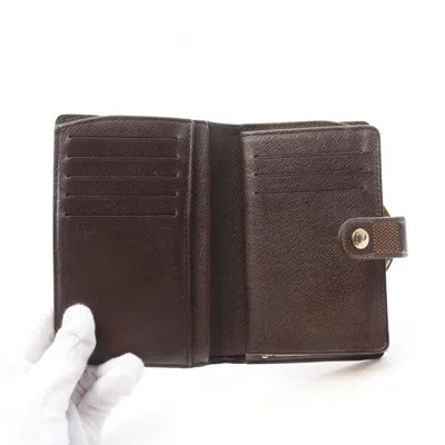 Pre-owned Louis Vuitton Brown Damier Canvas Coated Canvas Wallet (bi-fold) ()