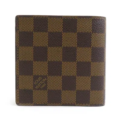 Pre-owned Louis Vuitton Brown Damier Canvas Damier Canvas Wallet (bi-fold) ()