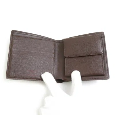 Pre-owned Louis Vuitton Brown Damier Canvas Damier Canvas Wallet (bi-fold) ()