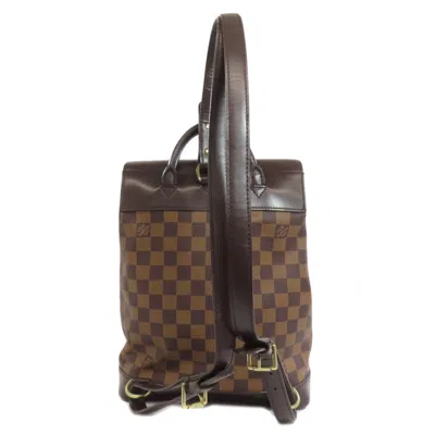 Pre-owned Louis Vuitton Brown Damier Canvas Ebene Damier Canvas Backpack ()