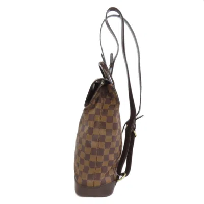 Pre-owned Louis Vuitton Brown Damier Canvas Ebene Damier Canvas Backpack ()