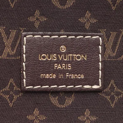Pre-owned Louis Vuitton Brown Ebene Canvas Monogram Mini Leather Shoulder Bag ()