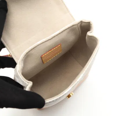 Pre-owned Louis Vuitton Brown Gray Coated Canvas Backpack ()
