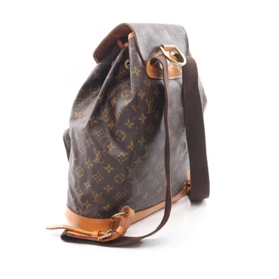Pre-owned Louis Vuitton Brown Monogram Coated Canvas Backpack ()