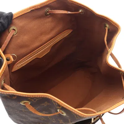 Pre-owned Louis Vuitton Brown Monogram Coated Canvas Backpack ()