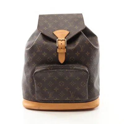 Pre-owned Louis Vuitton Brown Monogram Monogram Backpack ()