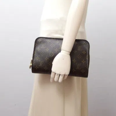 Pre-owned Louis Vuitton Brown Monogram Monogram Clutch Bag ()