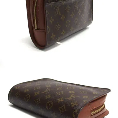 Pre-owned Louis Vuitton Brown Monogram Monogram Clutch Bag ()