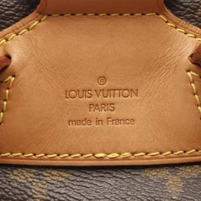 Pre-owned Louis Vuitton Brown Monogram Pvc Coated Canvas Leather Backpack ()