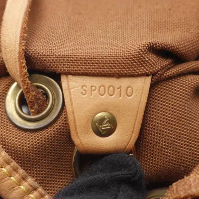 Pre-owned Louis Vuitton Brown Monogram Pvc Coated Canvas Leather Backpack ()