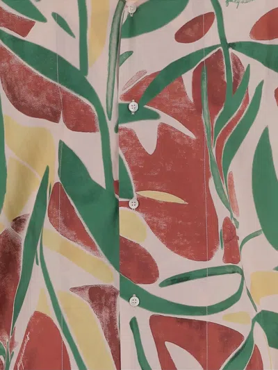 Jacquemus Fonccio Cotton Shirt With Abstract Vegetable Print