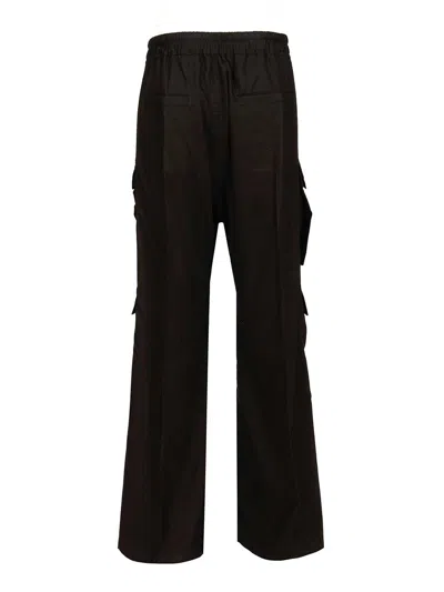 Rick Owens Cargobelas Trousers Black In Black
