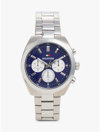 Tommy Hilfiger 40mm Chronograph Watch In Metallic