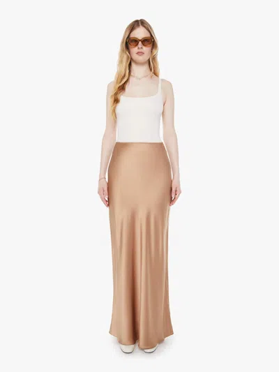 Sablyn Grace Scallop Trim Maxi Skirt In Brown