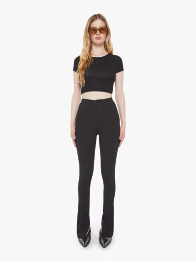 Sablyn Leo Long Leggings With Slit In Black