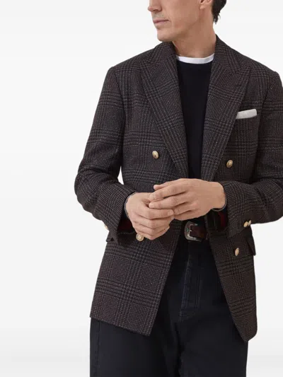 Brunello Cucinelli Cashmere V-neck Sweater In Black