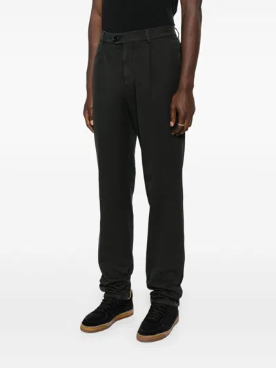 Brunello Cucinelli Tailored Black Trousers With Classic Waistband In Black