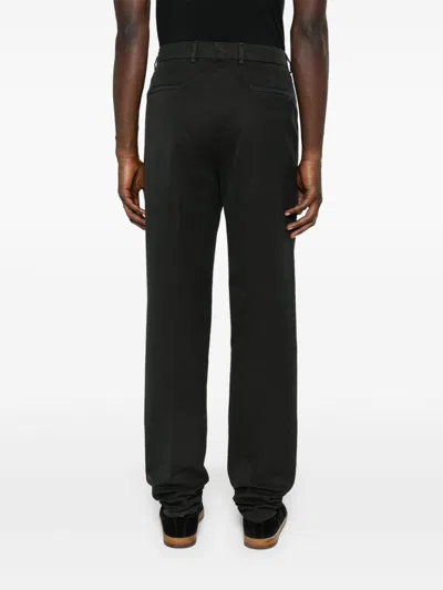 Brunello Cucinelli Tailored Black Trousers With Classic Waistband In Black