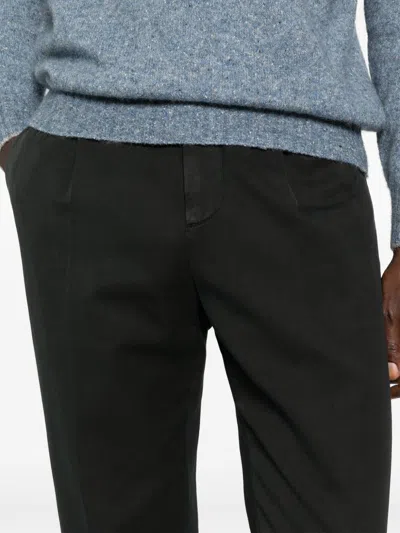 Brunello Cucinelli Tailored Black Trousers With Classic Waistband In Black