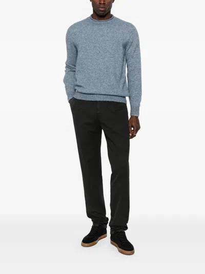 Brunello Cucinelli Tailored Black Trousers With Classic Waistband In Black