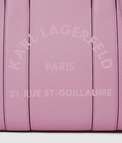 Karl Lagerfeld Rue St.guillaume Tote Bag In Pink