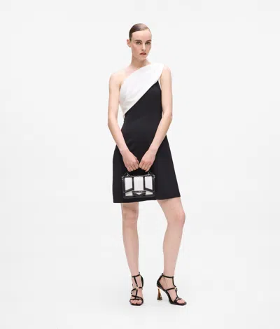 Karl Lagerfeld White Nova Small Crossbody Bag In White