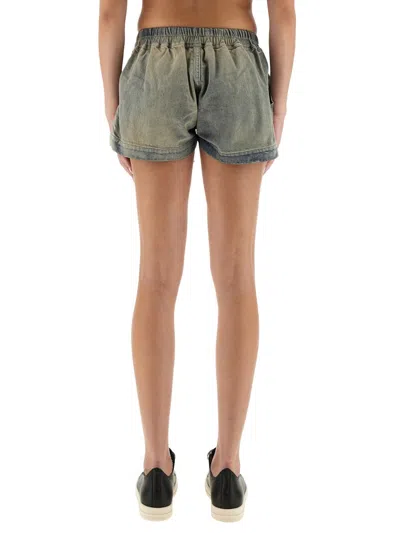Rick Owens X Drkshdw Fog Boxer Shorts In Gray