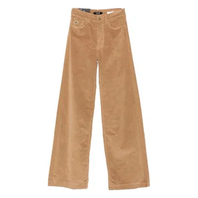 Lois Jeans Button Fly Trousers In Gold