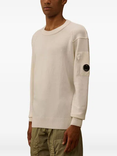 C.p. Company Sweaters White In Multi