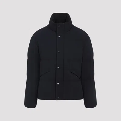 Giorgio Armani Quilted High Collar Jacket With Front Pockets