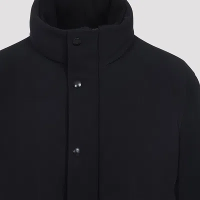 Giorgio Armani Quilted High Collar Jacket With Front Pockets