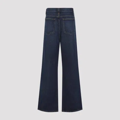 Khaite Womens Benson Bonnie Straight-leg Denim-blend Jeans