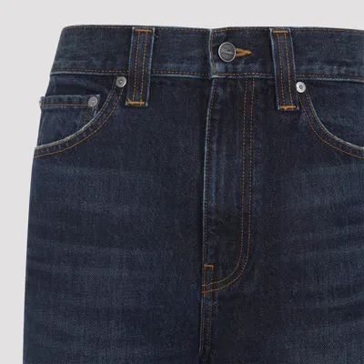 Khaite Womens Benson Bonnie Straight-leg Denim-blend Jeans