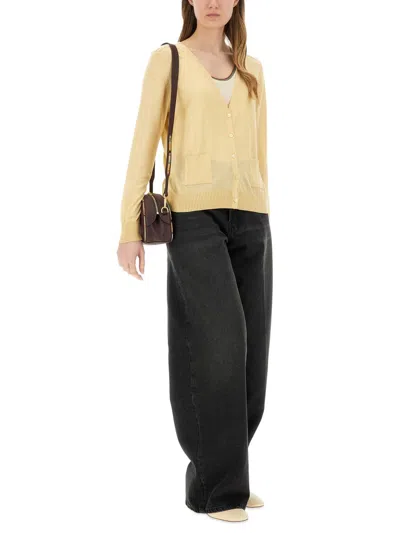 Paul Smith Knitted Cardigan In White