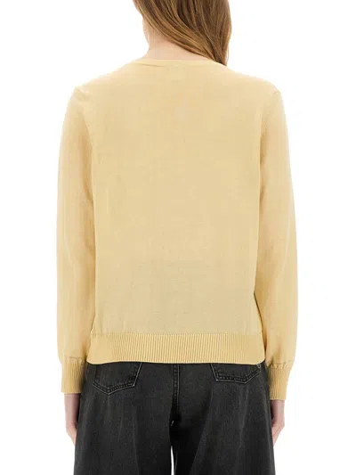 Paul Smith Knitted Cardigan In White