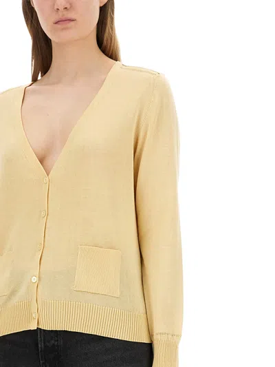 Paul Smith Knitted Cardigan In White