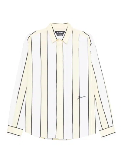 Jacquemus Simon Shirt Buttoned Cuffs Striped Pattern