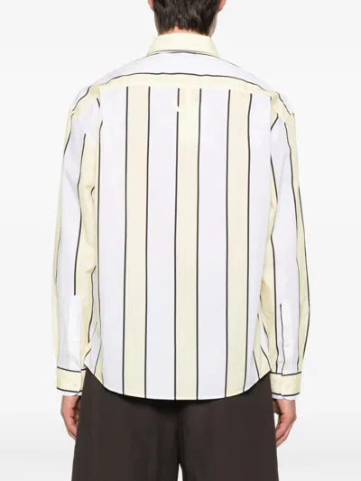 Jacquemus Simon Shirt Buttoned Cuffs Striped Pattern