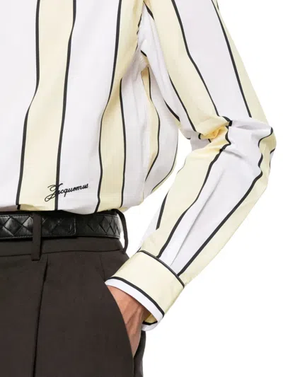 Jacquemus Simon Shirt Buttoned Cuffs Striped Pattern