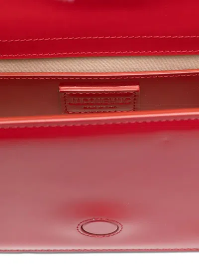 Jacquemus Le Bambino Red Handbag With Removable Shoulder Strap In Leather Woman