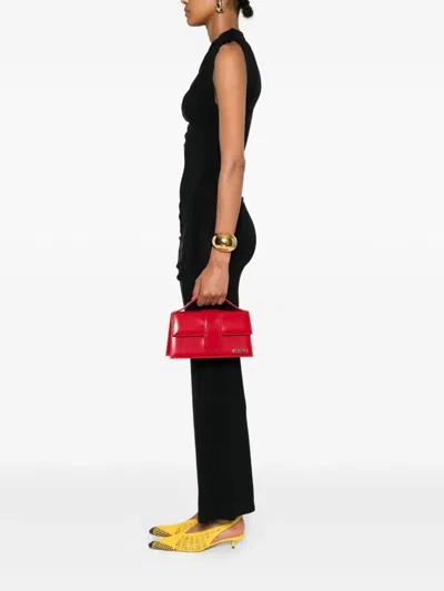 Jacquemus Le Bambino Red Handbag With Removable Shoulder Strap In Leather Woman
