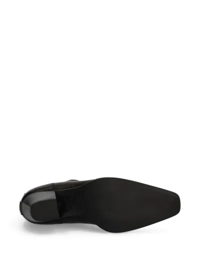 Copenhagen Elastic-panel Pointed-toe Boots In Black