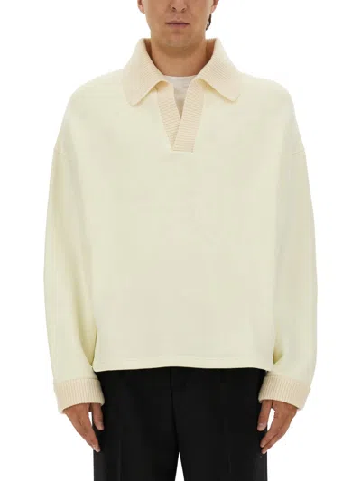 Jacquemus Ribbed Collar Long Sleeves Sweater